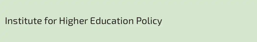 Institute for Higher Education Policy